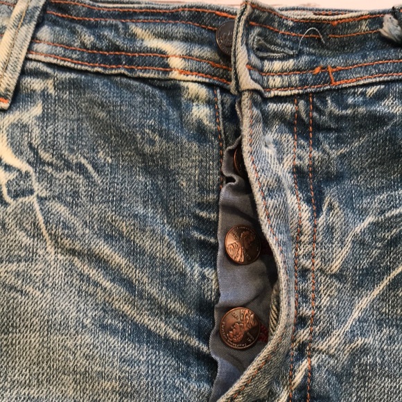 Distressed 575 Denim Skirt - Picture 2 of 5